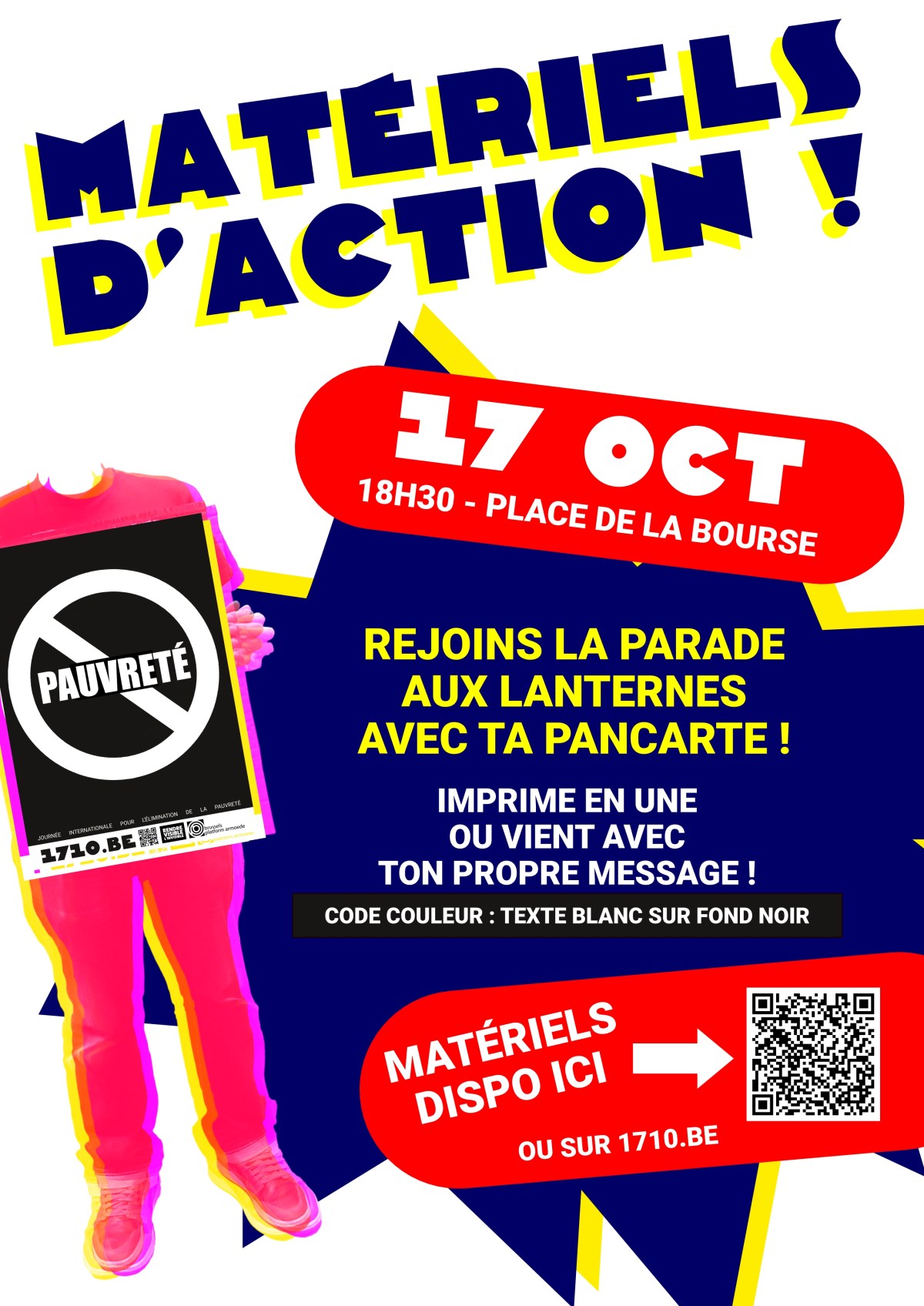 MATÉRIELS D&rsquo;ACTION :  Rejoins la parade aux lanternes avec ta pancarte&nbsp;!